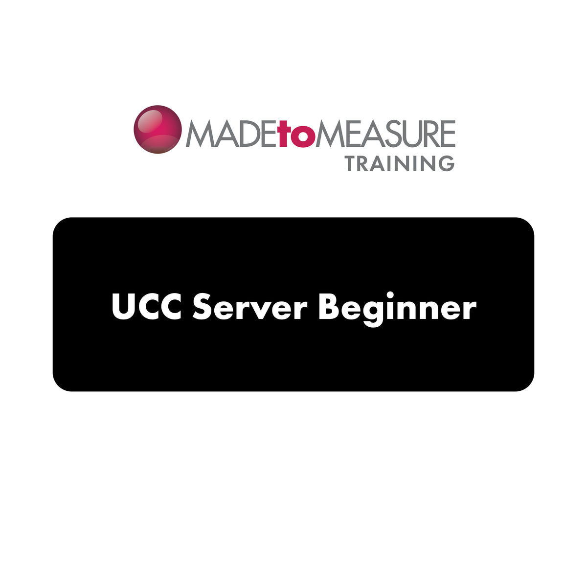UCC Server Beginner Software Training