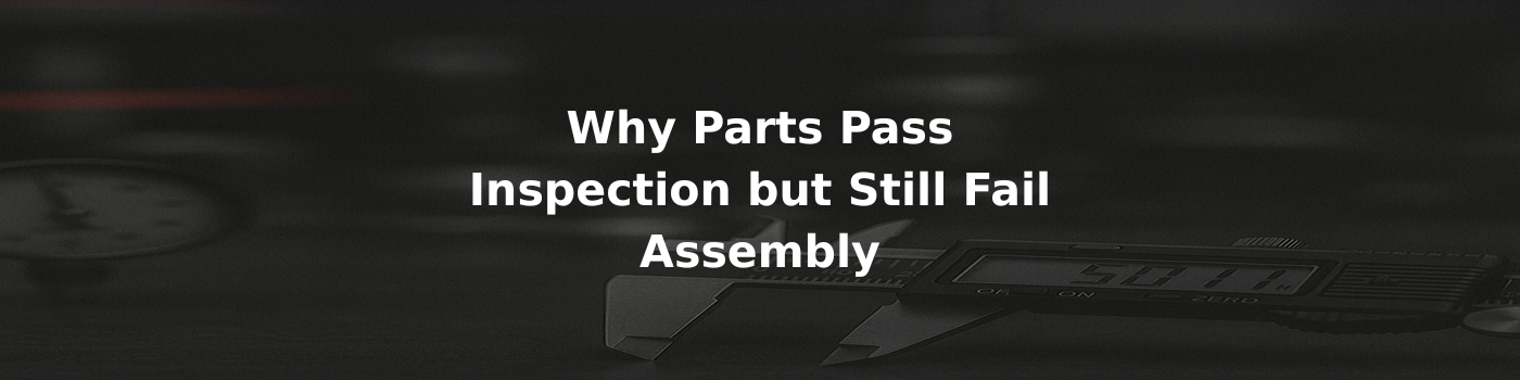 Parts Pass Inspection but Fail Assembly Explained – Made to Measure