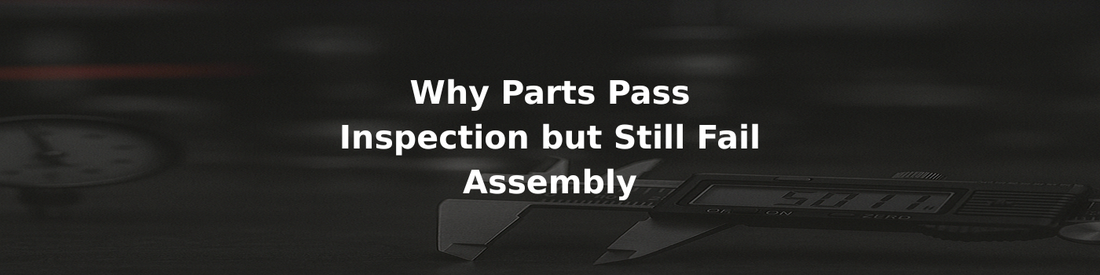 Parts Pass Inspection but Fail Assembly Explained