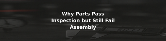 Parts Pass Inspection but Fail Assembly Explained
