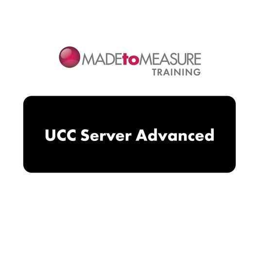 UCC Server Advanced Software Training